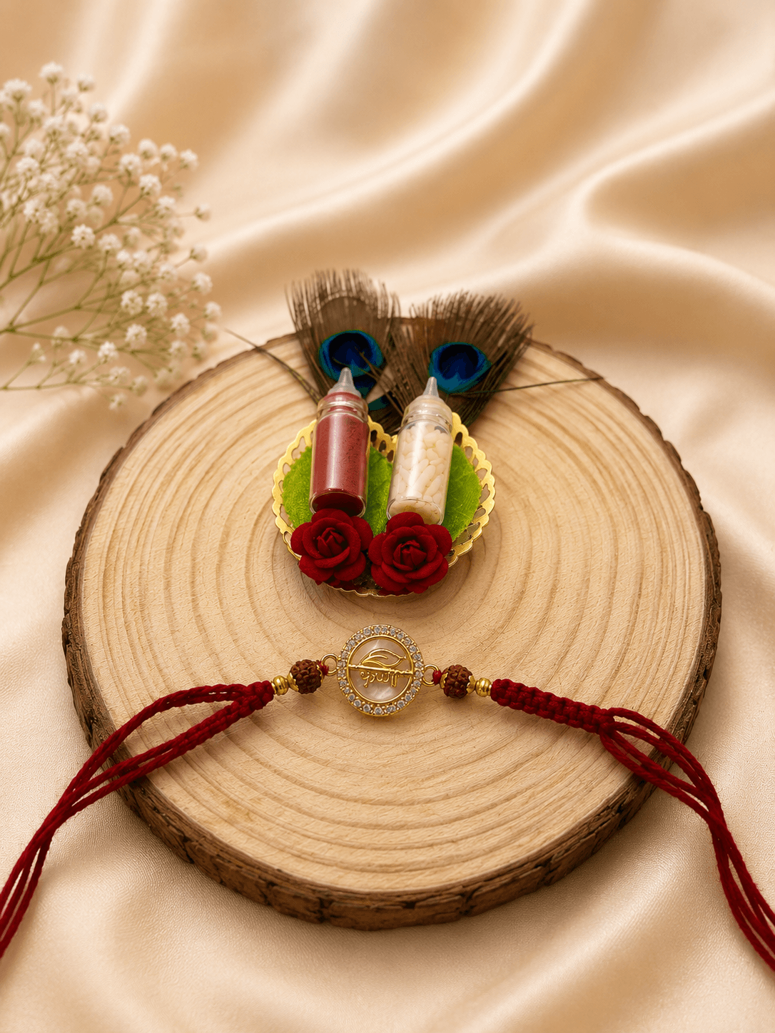 Krishna AD Pendant Rakhi