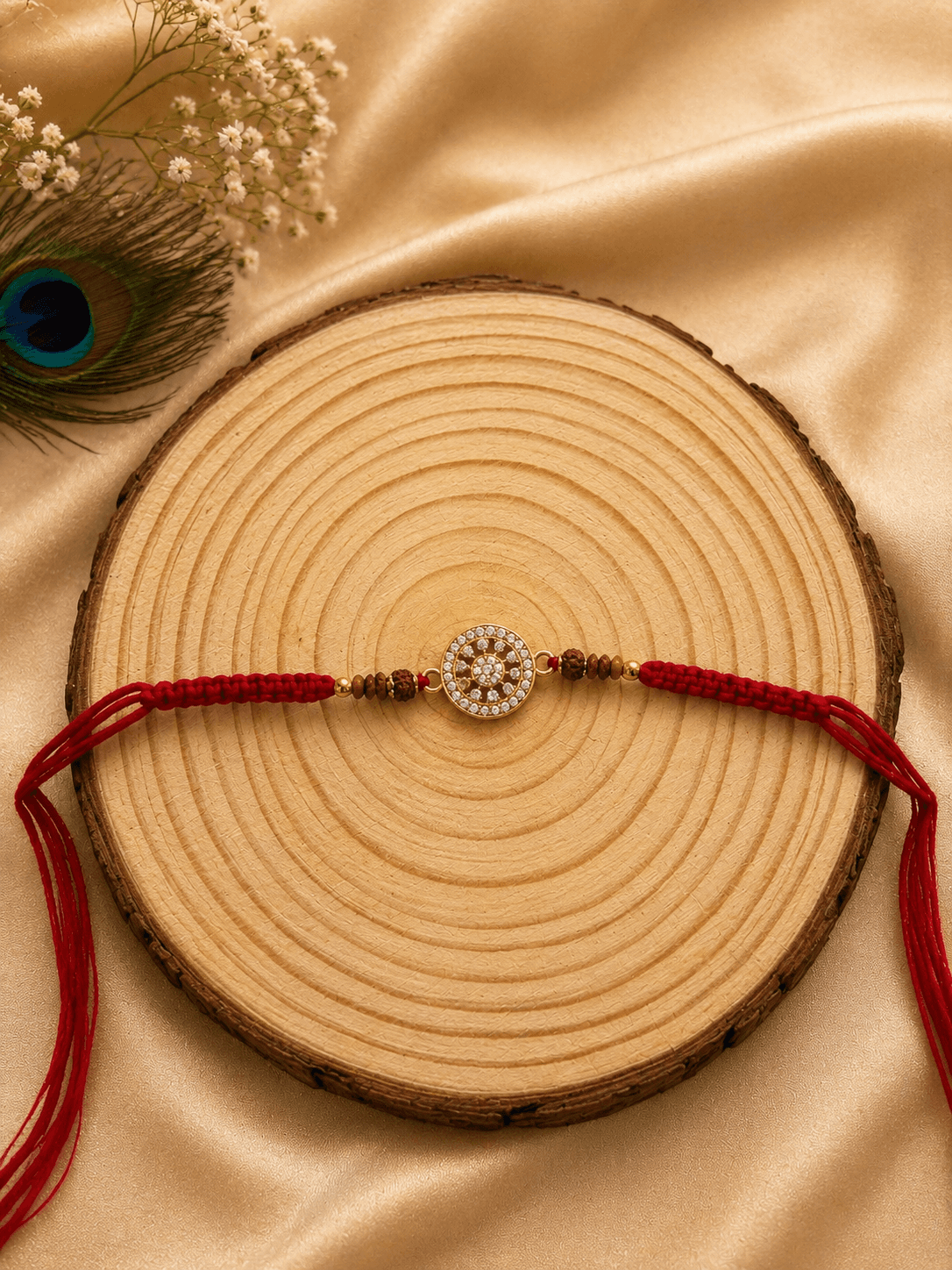 Round AD Pendant Rakhi