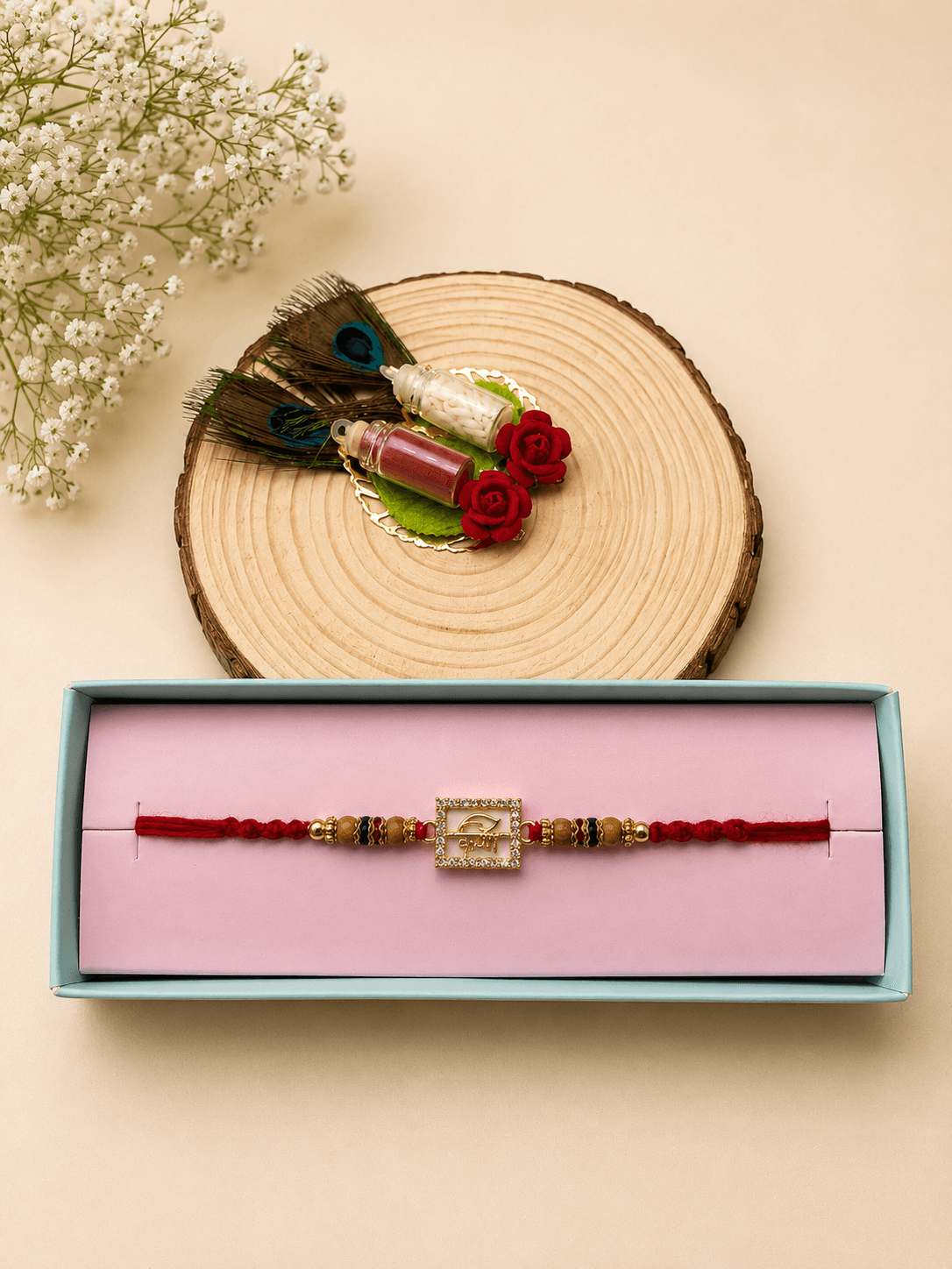 Krishna Square Rakhi